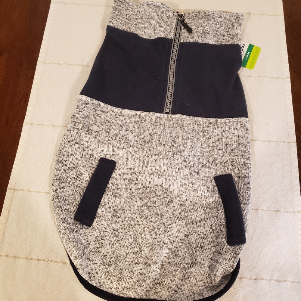 β€οΈ π Host Pick! πΆ β€οΈ Fleece Lined Dog Sweater L - Picture 4 of 10